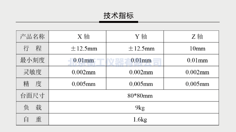 三維調整工作臺衡工HGAM307多自由度組合移動臺